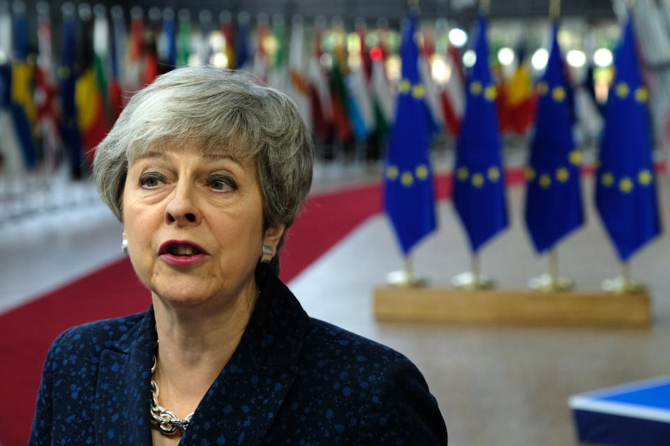 Prime minister Theresa May is meeting European Union leaders at a summit in Brussels to request a Brexit extension. Photo: Sean Gallup/Getty Images