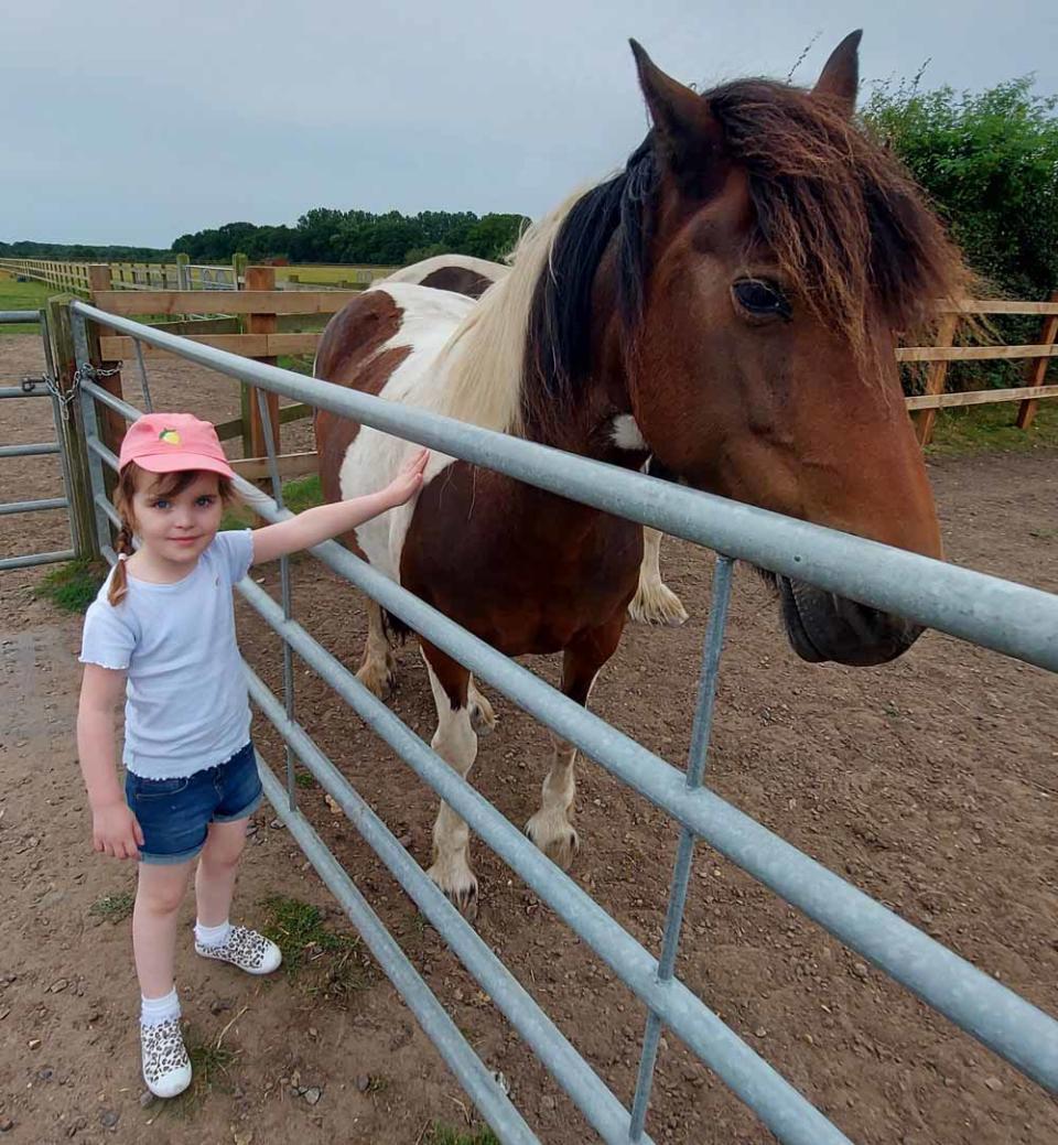 Evie-Mai is now recovering following her brain surgery. (Collect/PA Real Life)