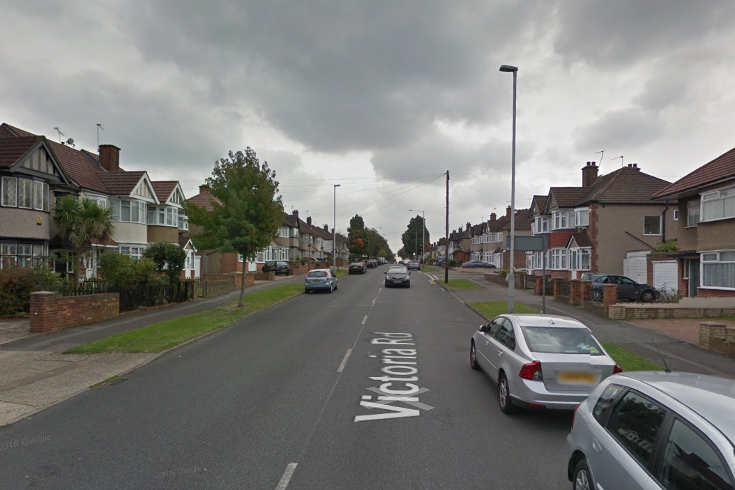 Police appeal: Thugs broke into a house in Victoria Road, Ruilsip: Google Street View