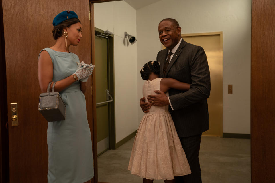 Johnson (Forest Whitaker) is greeted by friends and family after returning from Alcatraz. | Photo Courtesy David Lee/EPIX