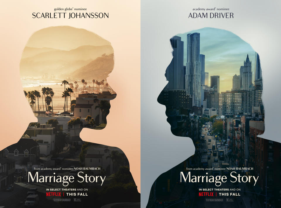 Marriage story posters