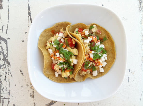 <strong>Get the <a href="http://food52.com/recipes/20998-scrambled-egg-tacos" target="_blank">Scrambled Egg Tacos recipe</a> by Brooklyn Salt via Food52</strong>