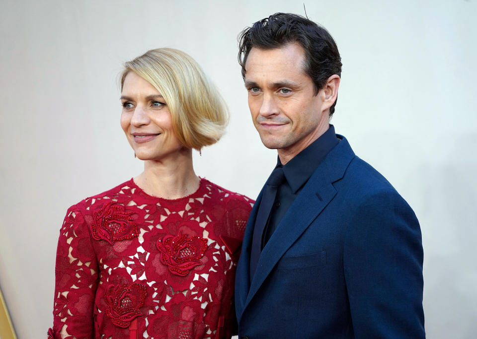 Claire Danes (L) and British actor Hugh Dancy (AFP via Getty Images)