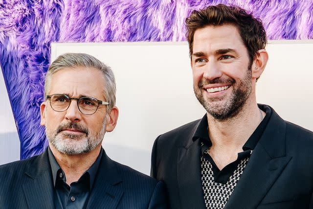 <p>Nina Westervelt/Variety via Getty</p> Steve Carell and John Krasinski at the May 13 premiere of 'IF'