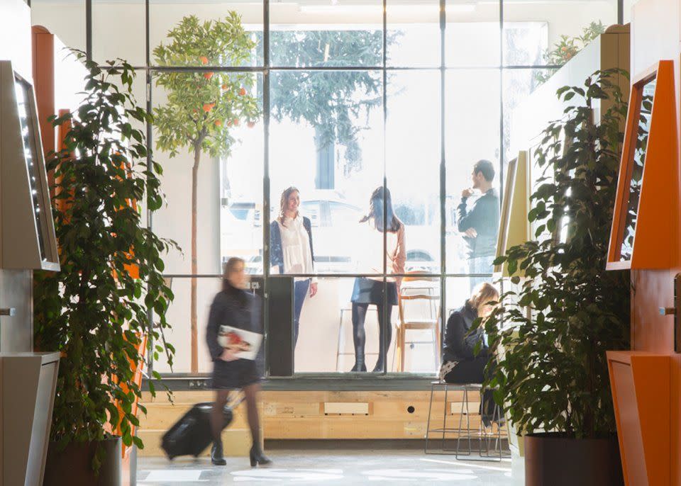 <p>Leave it to one of the fashion capitals of the world to make the capsule hotel chic. </p>