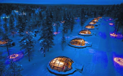 Kakslauttanen Hotel, Saariselkä, Finland