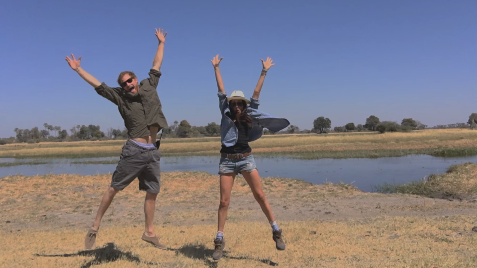 meghan and harry in botswana