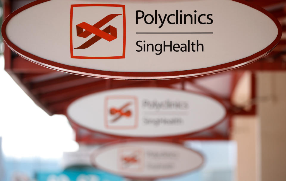 (FILE PHOTO of SingHealth Polyclinics: Reuters)