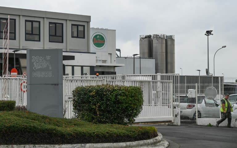 L'usine de Caudry (Nord) où étaient fabriquées les pizzas Buitoni contaminées, le 15 septembre 2022 (Denis Charlet)