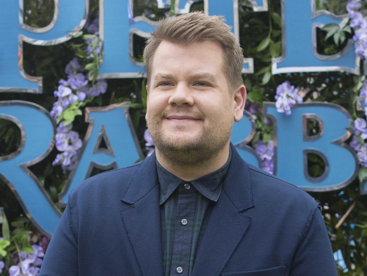 James Corden defends previous comedy sketches with Matthew Horne. (PA)