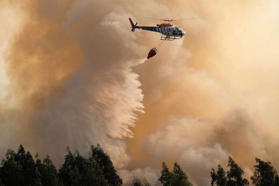 Wildfires ravage Portugal