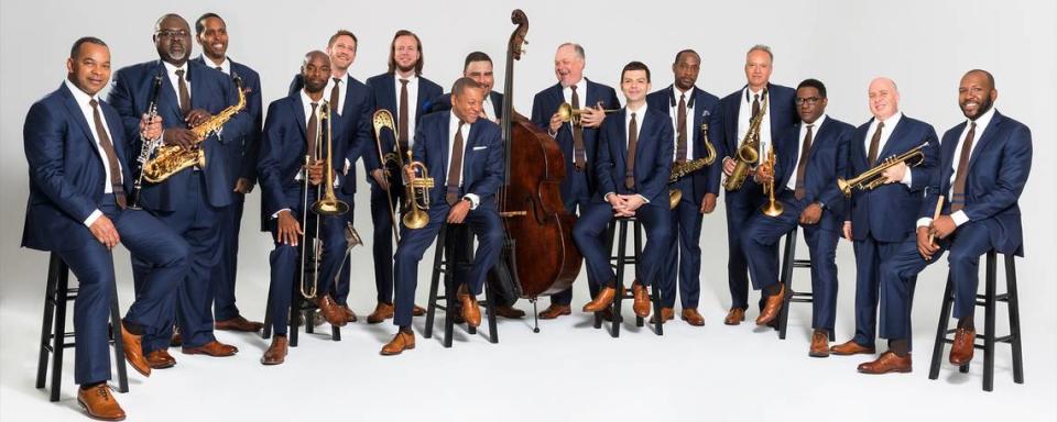 Some of the finest jazz musicians make up the Jazz at Lincoln Center Orchestra.