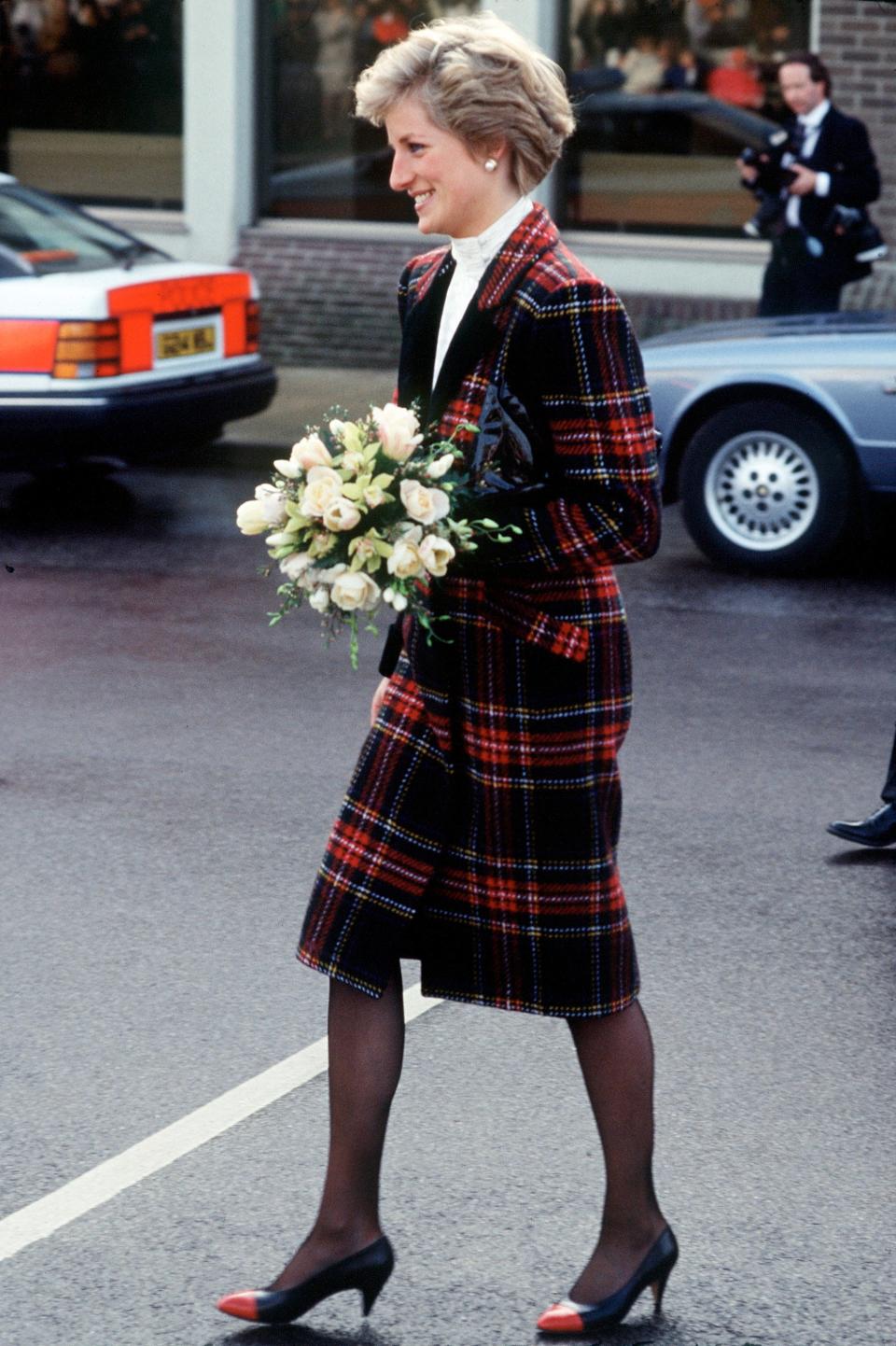 Princess Diana in February 1990.