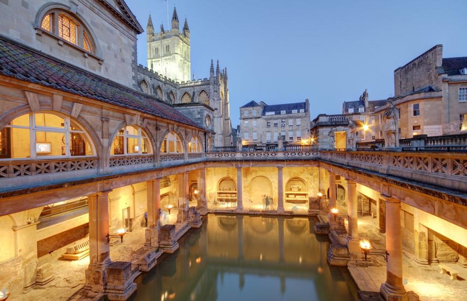 The Roman Baths in Bath, England (Getty Images/iStockphoto)