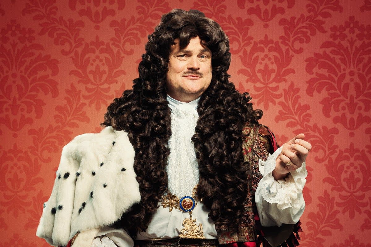 First look images released of Al Murray as King Charles II in new West End show (Hugo Glendinning/PA)