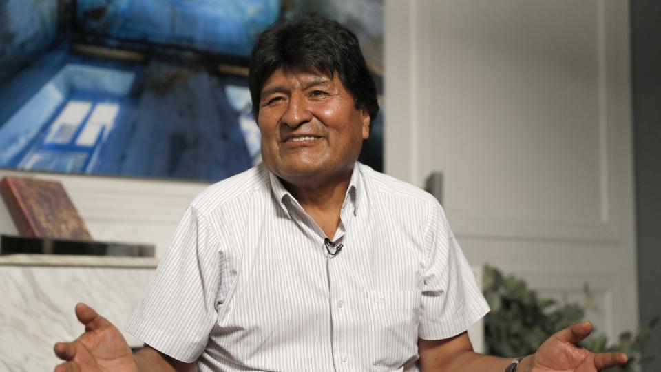 Evo Morales, Ex-Präsident von Bolivien, im Exil in Mexiko.