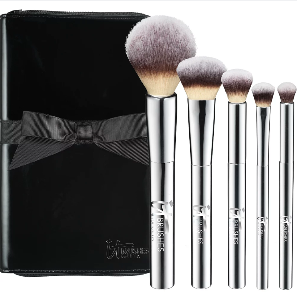 <p><a href="https://go.redirectingat.com?id=74968X1596630&url=https%3A%2F%2Fwww.ulta.com%2Fp%2Fyour-beautiful-basics-airbrush-101-5-pc-makeup-brush-set-xlsImpprod11061198&sref=https%3A%2F%2Fwww.harpersbazaar.com%2Fbeauty%2Fmakeup%2Fg4737%2Fholiday-makeup-brush-sets%2F" rel="nofollow noopener" target="_blank" data-ylk="slk:Shop Now;elm:context_link;itc:0;sec:content-canvas" class="link ">Shop Now</a></p><p>Your Beautiful Basics Airbrush 101</p><p>ulta.com</p><p>$35.40</p><span class="copyright">Ulta</span>