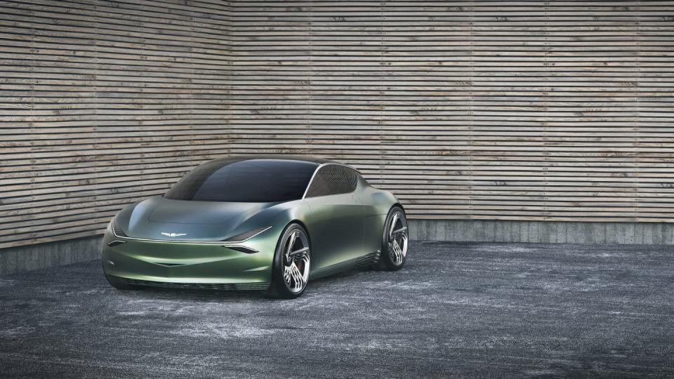 <p>At a preview event in New York City ahead of the Mint's unveiling, we got to get up close with the car and learn more about it from Genesis's executive vice president, Manfred Fitzgerald, and Hyundai's global head of design, SangYup Lee.</p>