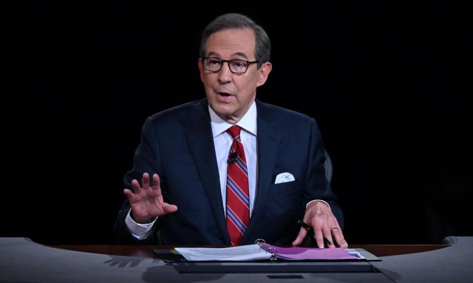 The Fox News anchor Chris Wallace struggled to maintain order in his role as moderator of Tuesday’s debate.