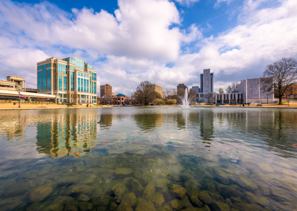 Pond in Huntsville.