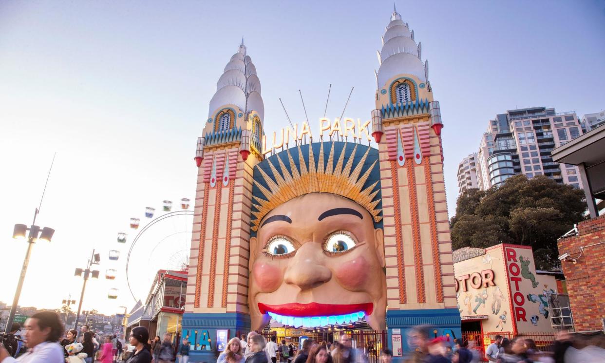 <span>The long-term lease for Luna Park in Sydney is up for sale. It is expected to fetch $70m.</span><span>Photograph: Supplied</span>