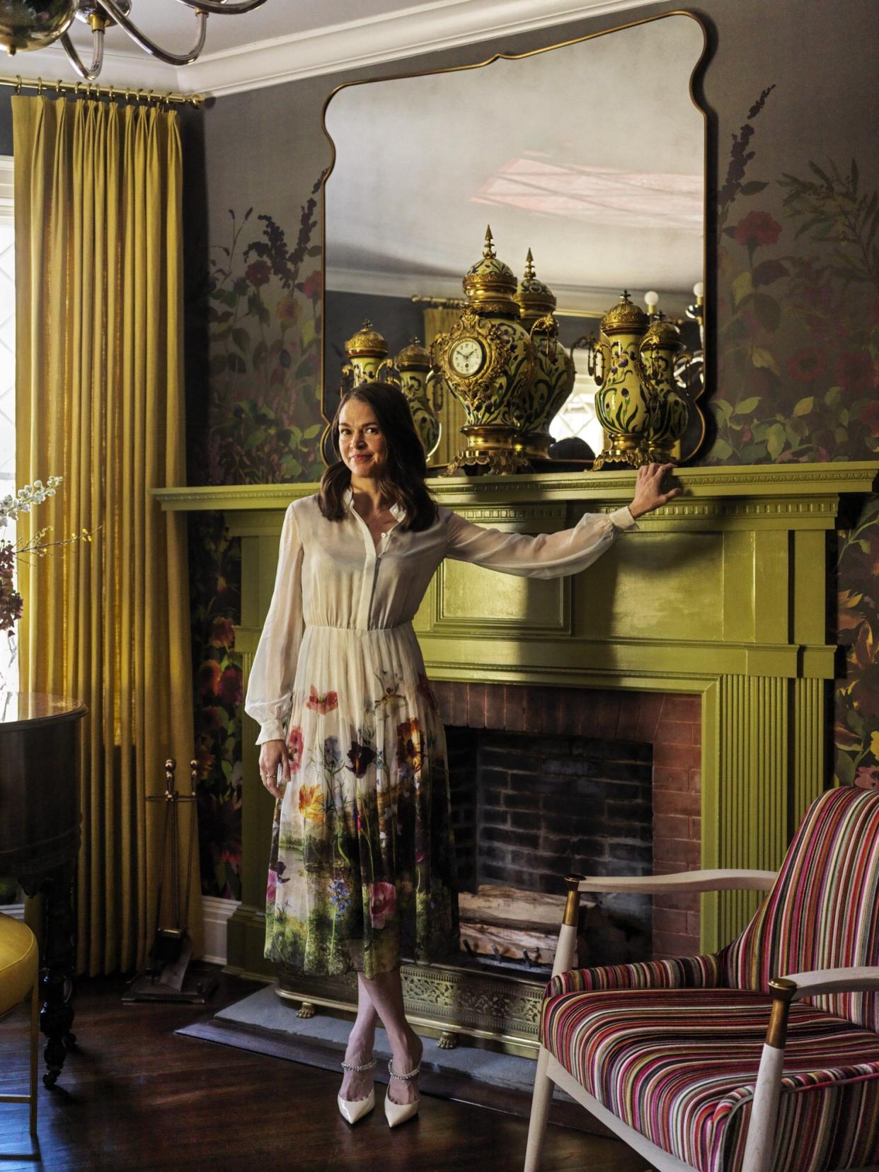 Sutton Foster and her Greenwood Lake home photographed for Architectural Digest