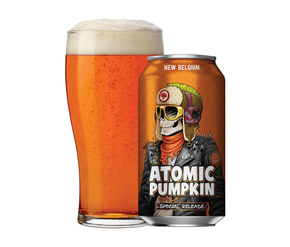 <p>Courtesy Image</p><ul><li><strong>Style</strong>: Pumpkin ale</li><li><strong>ABV</strong>: 7%</li><li><strong>Brewery</strong>: New Belgium Brewing Company, Fort Collins, Colorado; Asheville, NC</li></ul><p><a href="https://www.newbelgium.com/beer/voodoo-ranger-atomic-pumpkin/" rel="nofollow noopener" target="_blank" data-ylk="slk:New Belgium;elm:context_link;itc:0;sec:content-canvas" class="link ">New Belgium</a> tweaks the pumpkin beer template by pairing pumpkin pie’s classic cinnamon spice with fiery habanero peppers. They give the richly malty fall seasonal an enlivening, spicy punch that distinguishes Atomic Pumpkin from the spiced pack.</p>