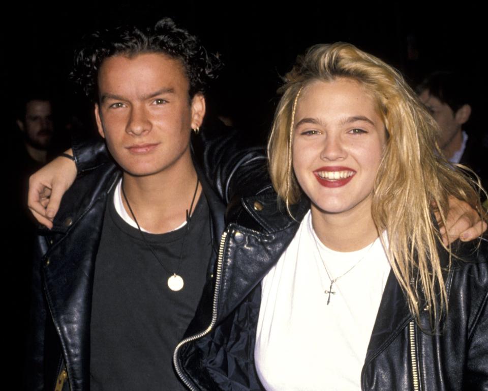 Balthazar Getty and Drew Barrymore during "Longtime Companion" Los Angeles Screening at Cineplex Odeon Cinema in Los Angeles, California, United States