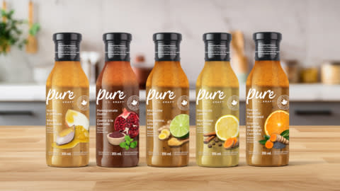 les vinaigrettes et marinades Pure J.L. KRAFT. (Photo: Business Wire)