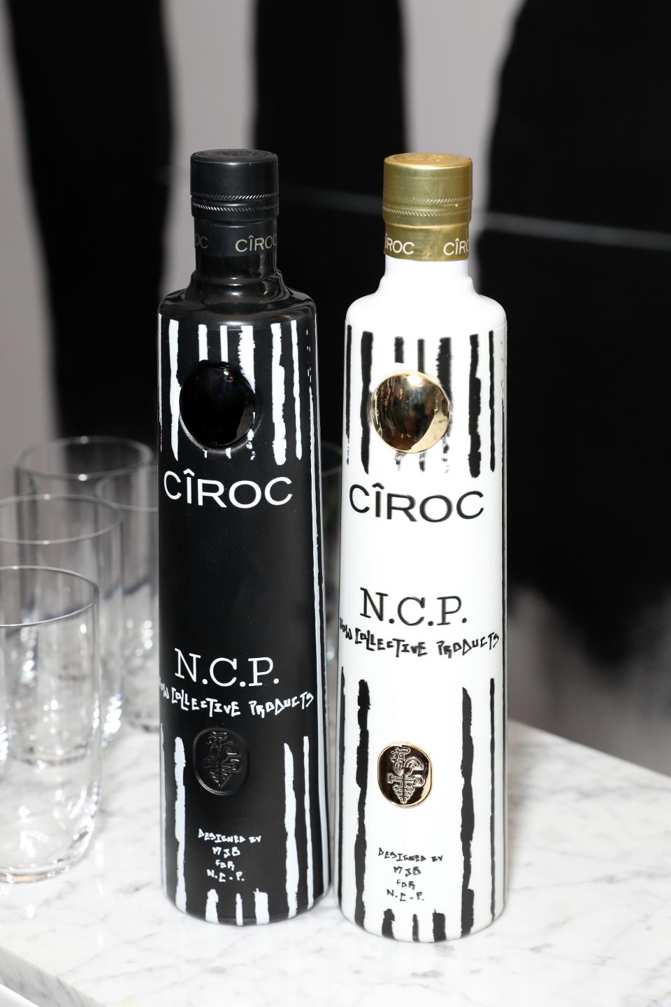 Bespoke CÎROC bottles designed by Marc Jacques Burton