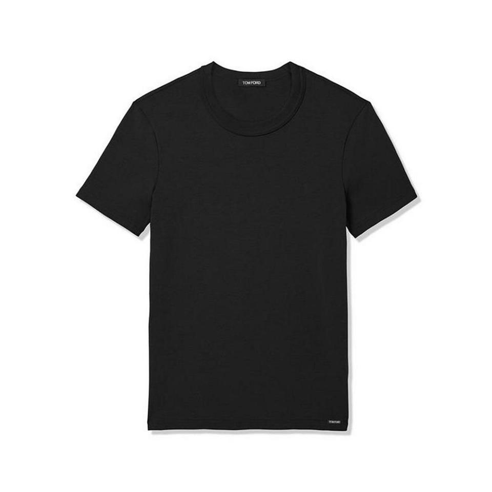 23) Tom Ford Stretch-Cotton Crewneck T-Shirt