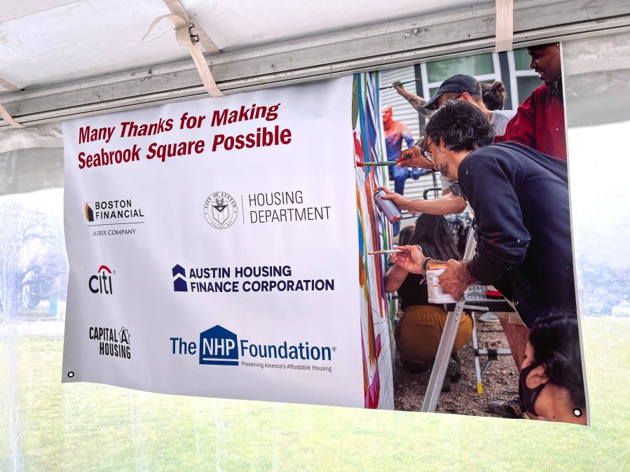 Ground broken on Seabrook Square affordable housing development in east Austin (KXAN photo/Todd Bailey)