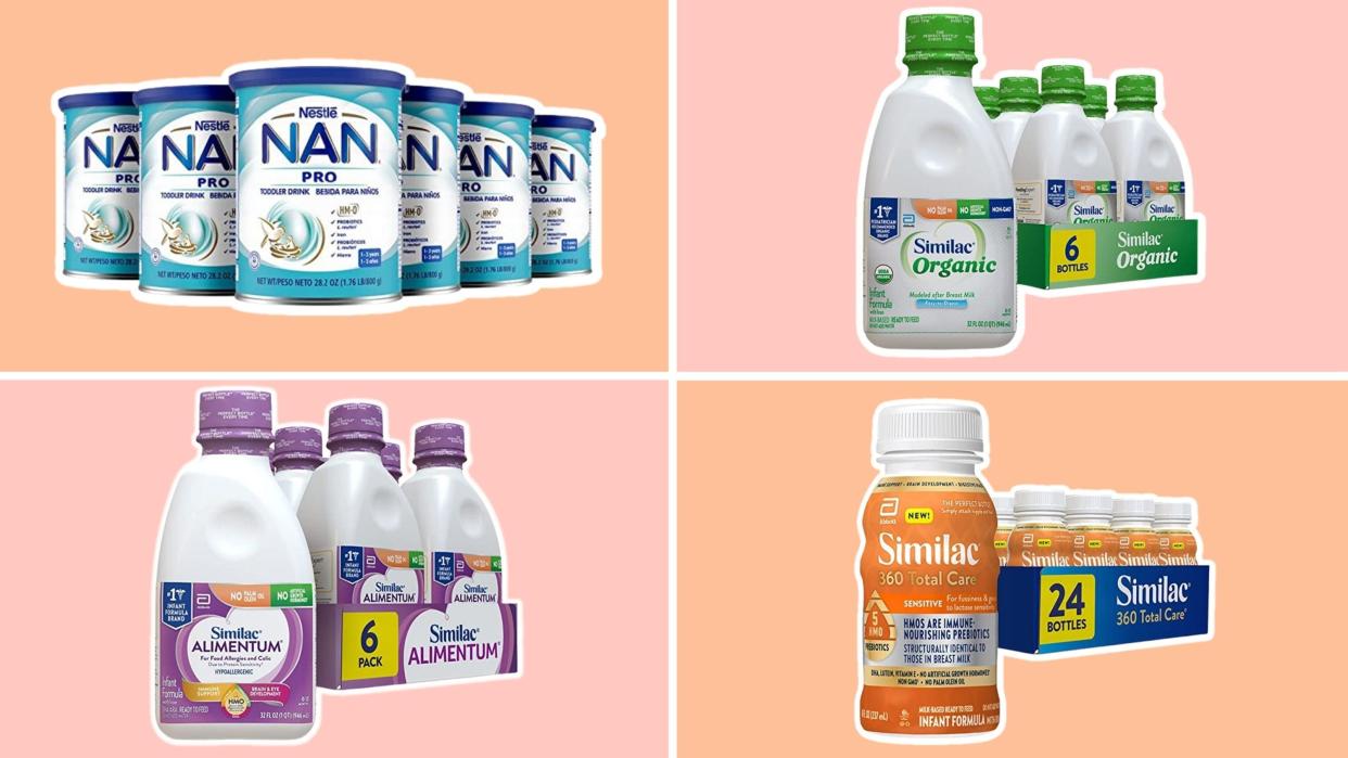 We've rounded up some of the baby formula options currently in stock at Amazon.