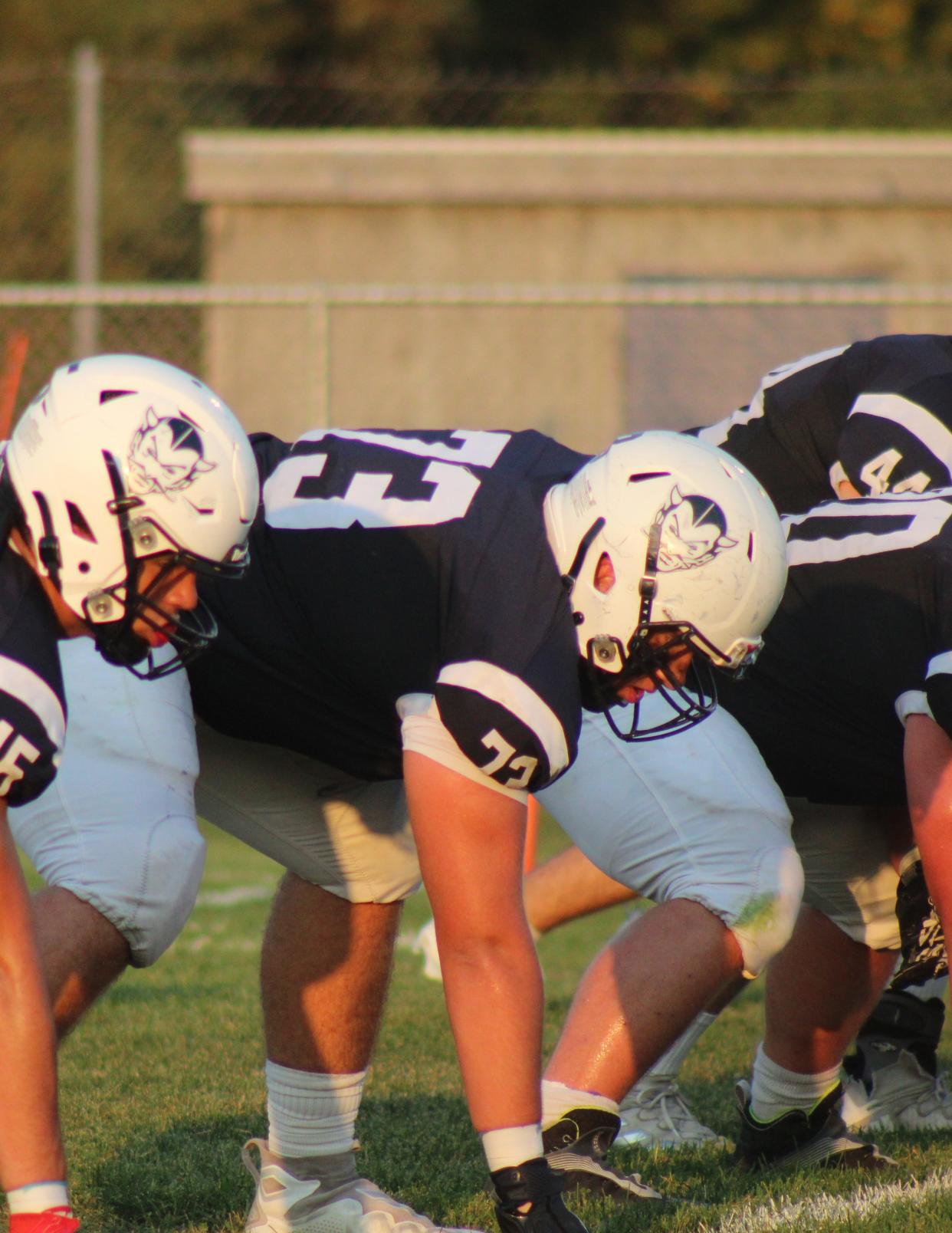 Sault Ste. Marie senior John Burke (73) was recently named All-State from the Associated Press and Coaches Association.