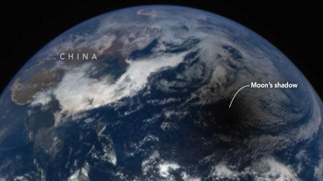 Incredible NASA Video Shows View Of Solar Eclipse From Space