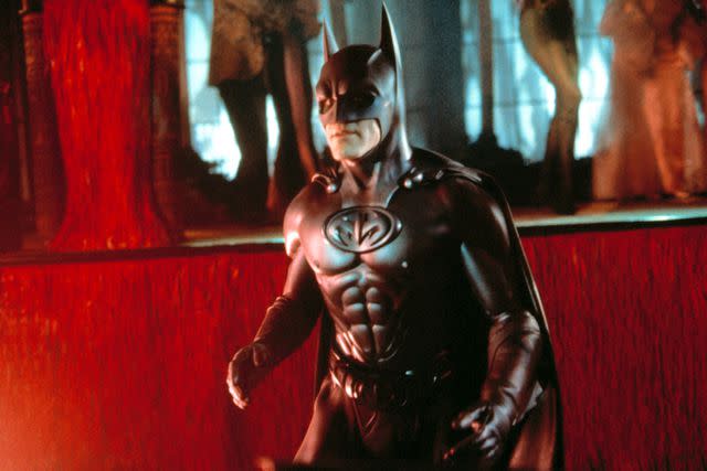 <p>Warner Bros/Courtesy Everett Collection</p> George Clooney in "Batman and Robin"