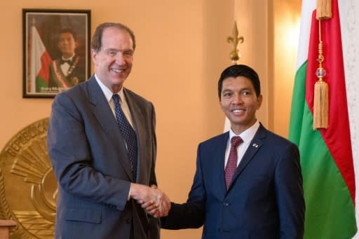 World Bank President David Malpass met with Madagascar's President Andry Rajoelina on his first trip after taking his post