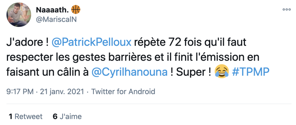 À la fin de Touche pas à mon poste, Patrick Pelloux a pris Cyril Hanouna dans ses bras... Un geste qui a scandalisé les internautes.