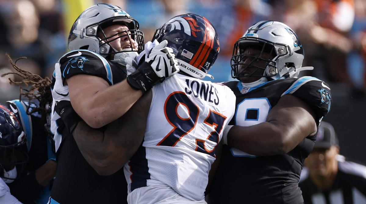 Panthers offensive line: That's a lot of meat out there