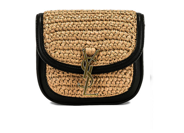 NIBD Handwoven Square Straw Rattan Crossbody Bag