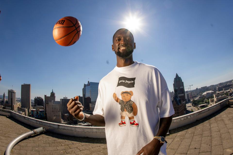 Milwaukee Bucks power forward Bobby Portis has been embraced by fans in the city, and he has embraced them.