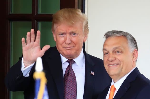 President Donald Trump welcomes Hungarian Prime Minister Viktor Orbán to the White House in May 2019. (Photo: via Associated Press)