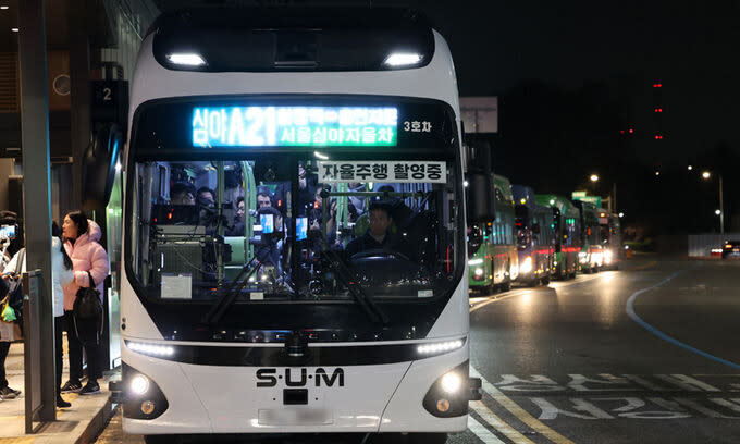 旅遊熱話｜全球首架無人駕駛通宵巴士已投入服務！往返首爾旅遊熱點：合井、弘大、東大門 即睇行車路線、車費詳情