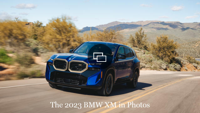 Driving the 2023 BMW XM.