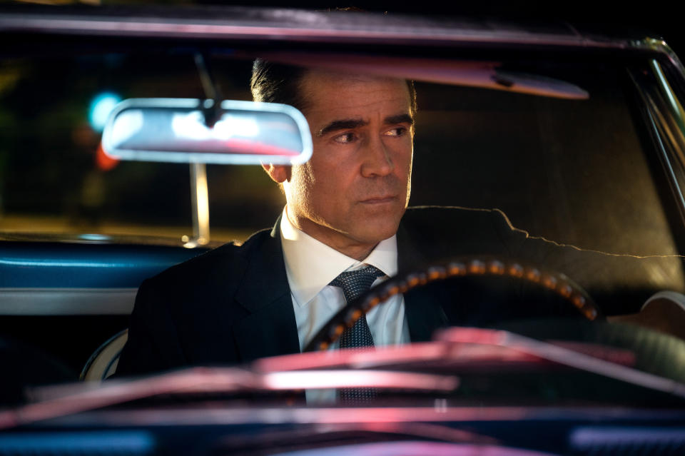Colin Farrell driving in 'Sugar'