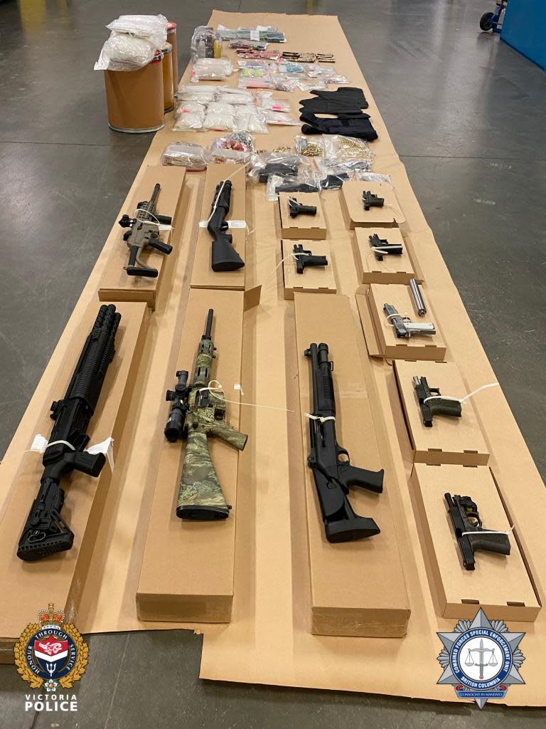 Victoria police heralded the seizure of drugs, weapons and cash as part of Project Juliet in December 2020. But charges against the three men charged have since been stayed.
