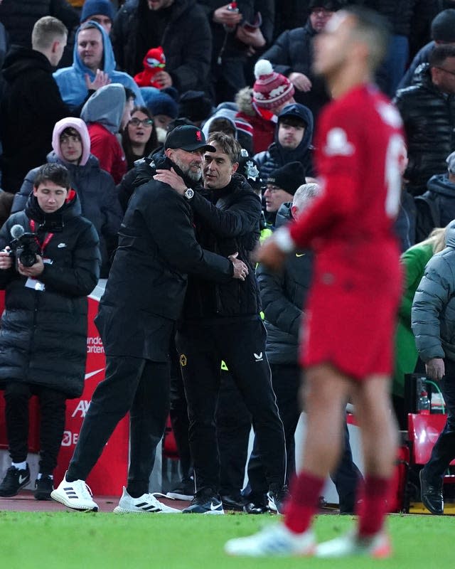 Jurgen Klopp and Julen Lopetegui