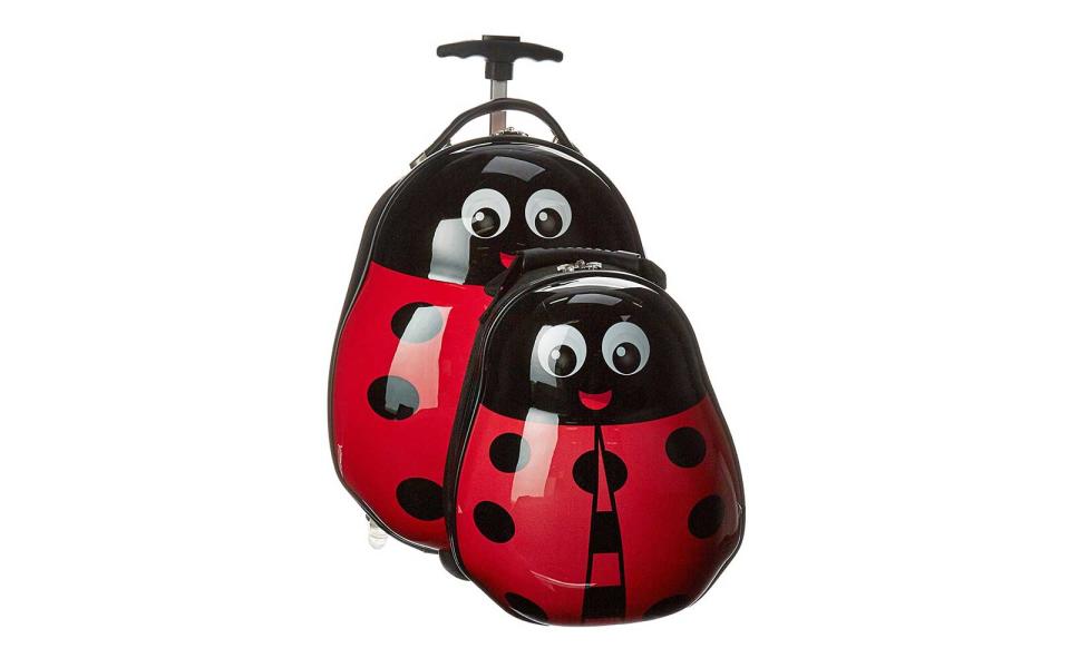 Heys America Kids’ 2-piece Luggage & Backpack Set in Ladybug