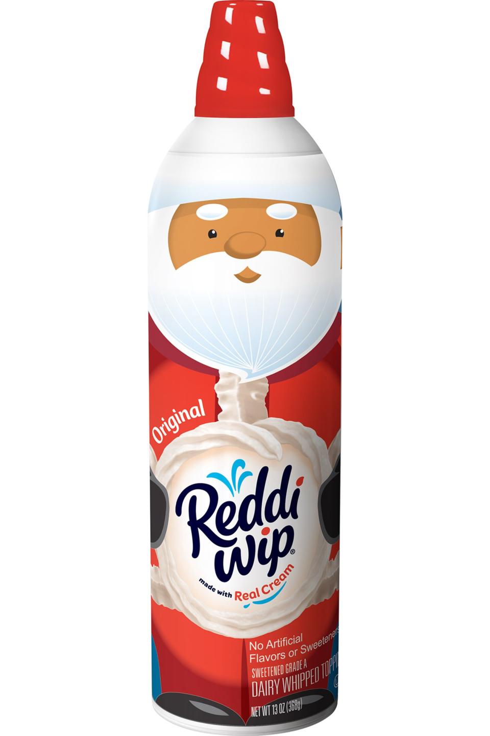 Reddi-Wip Santa Cans