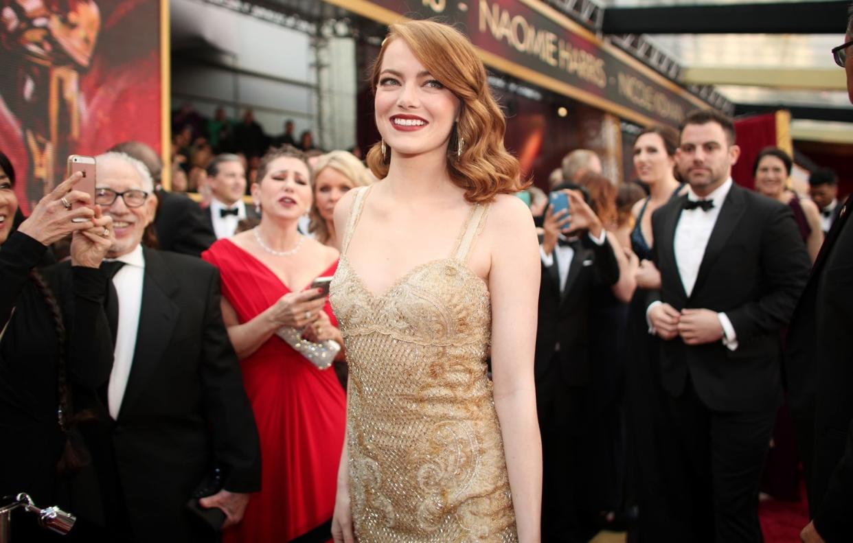  How to watch the Oscars 2024 red carpet. Pictured: Emma Stone at the 2017 Academy Awards. 